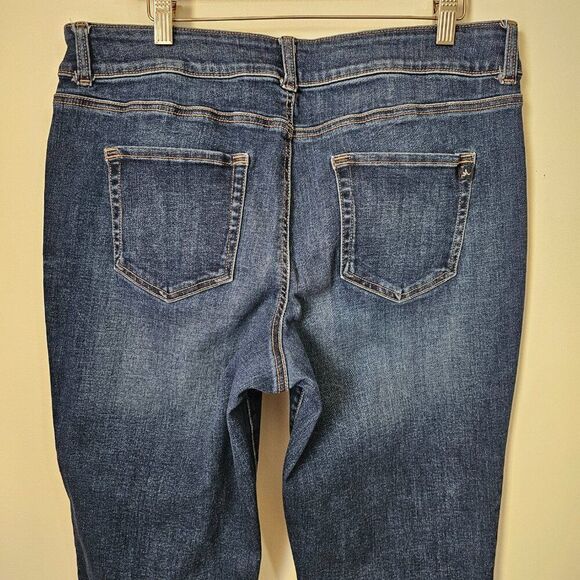 EUC M JEANS BY MAURICES MID RISE STRETCH JEANS SIZE XL 12-14 - Picture 7 of 15